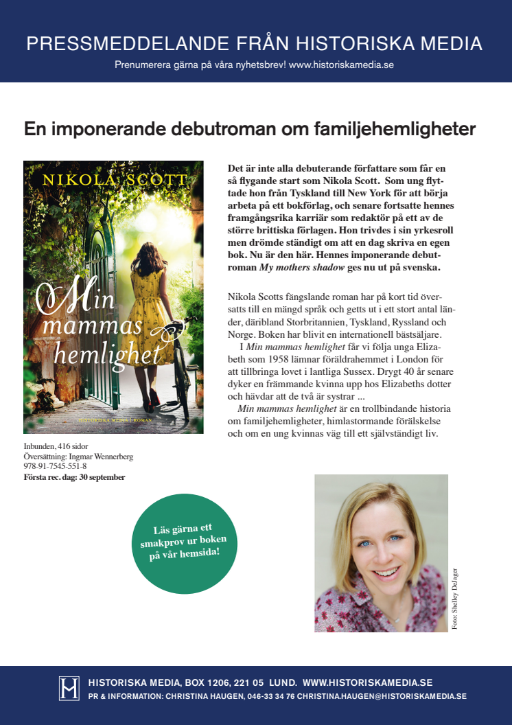 En imponerande debutroman om familjehemligheter