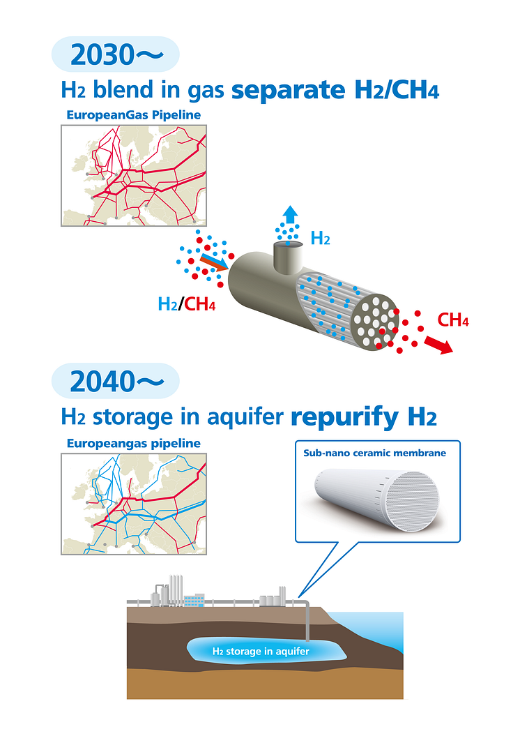 Image of H2 separation membrane