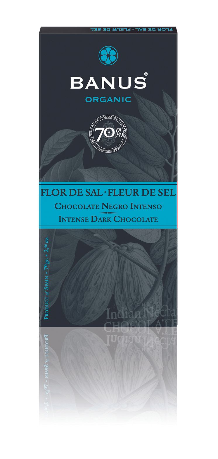 Banus Mörk Choklad 70% med Fleur de Sel