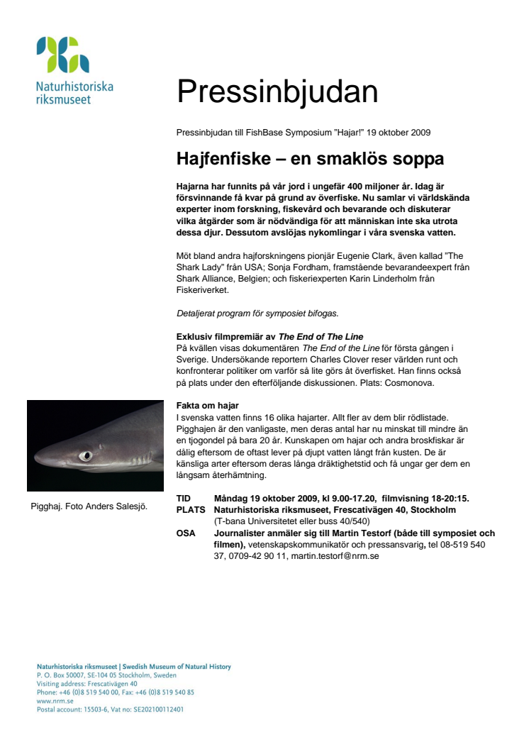 Hajfenfiske – en smaklös soppa
