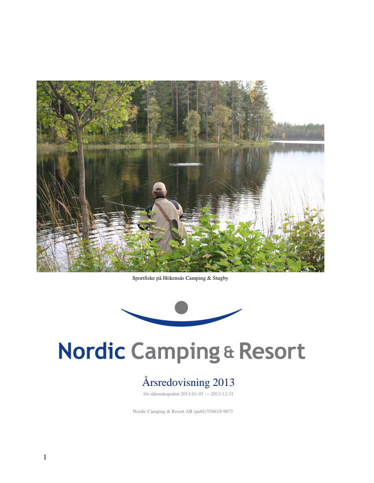 Nordic Camping & Resort Årsredovisning 2013