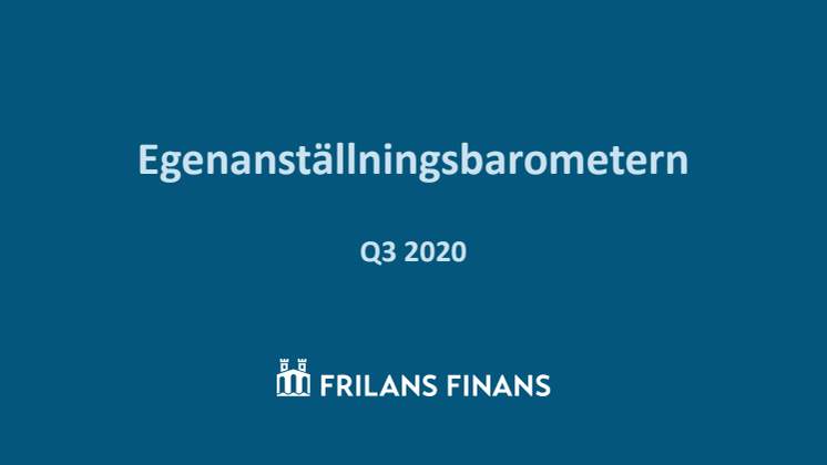 Egenanställningsbarometern 2020-Q3