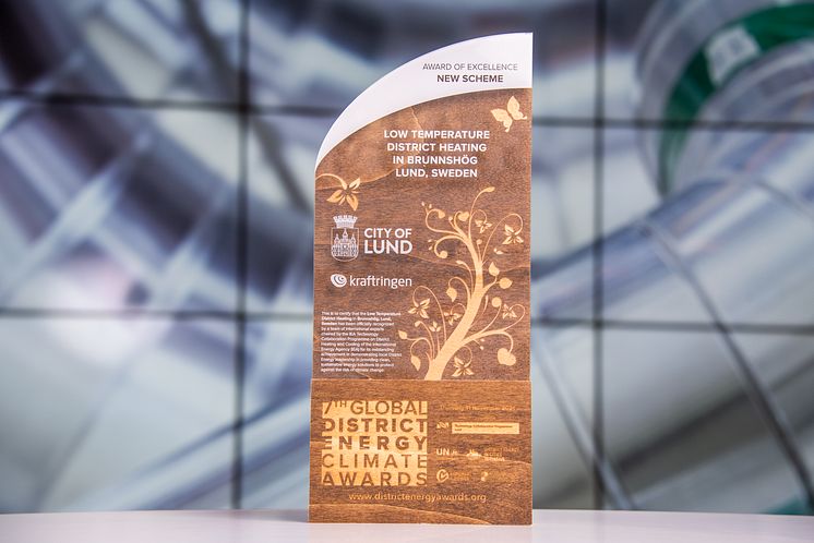 Pris från sjunde Global District Energy Climate Awards