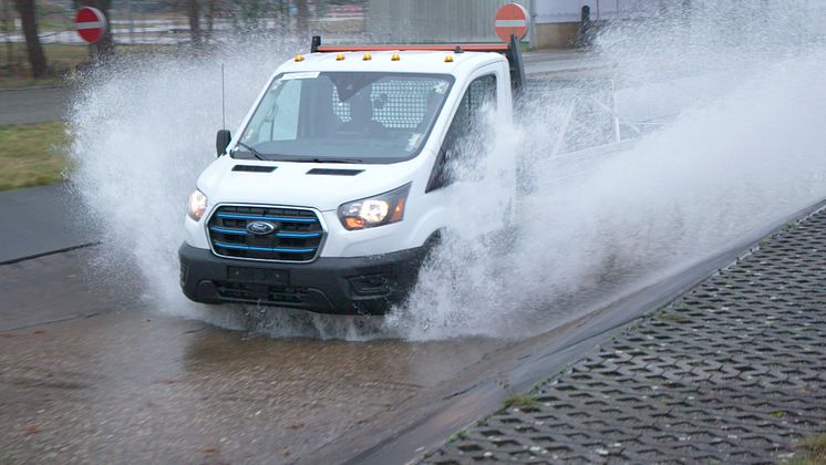 Ford E-Transit testing 2021