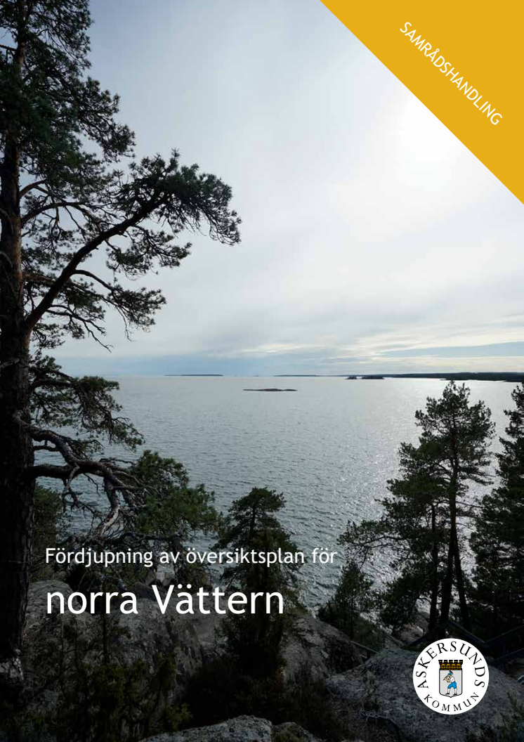 Fördjupad översiktsplan Norra Vättern - Samråd