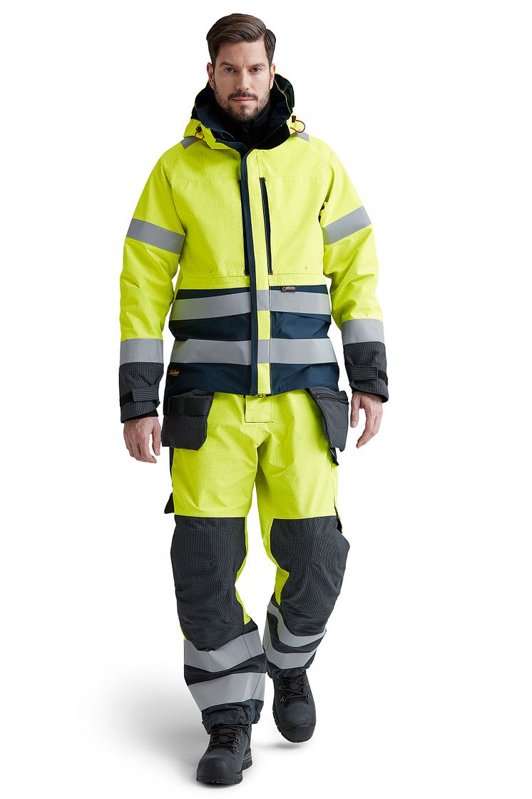 Flammehemmende GORE PYRAD bukse og jakke Snickers Workwear ProtecWork 6568/1668