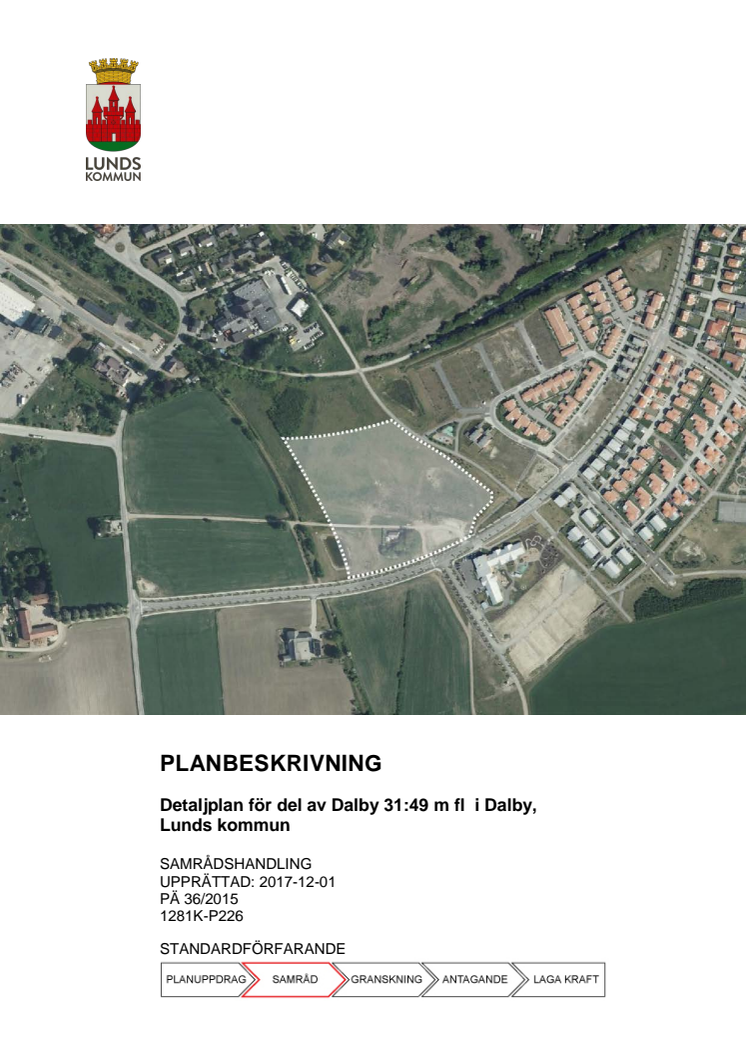Planbeskrivning av ny skola i Dalby