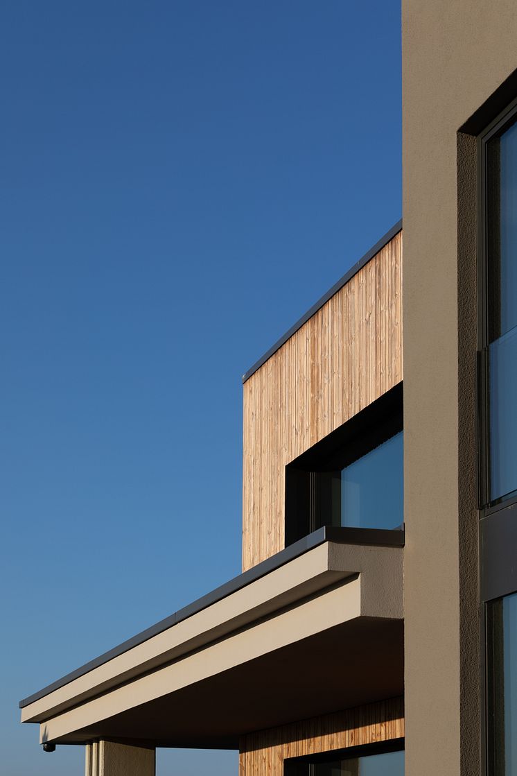 Charakterstark & langlebig: Fassade aus Kebony Character