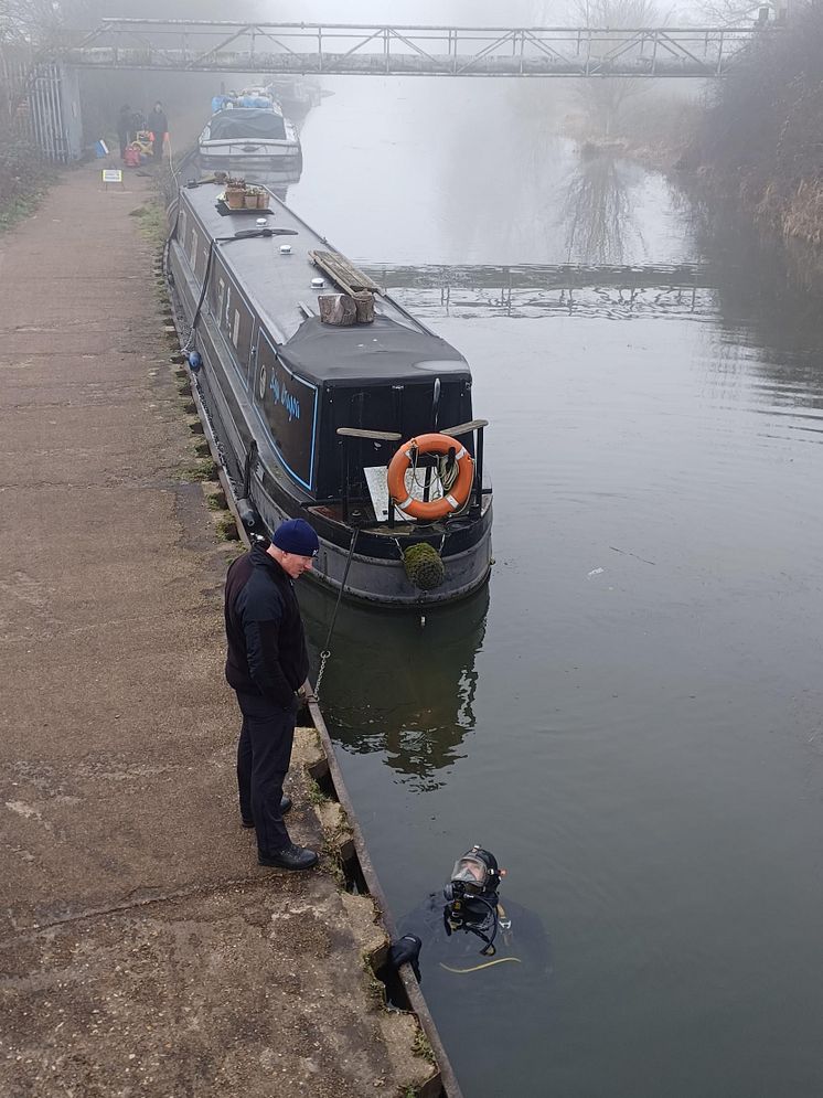 Specialist officers are involved in the search