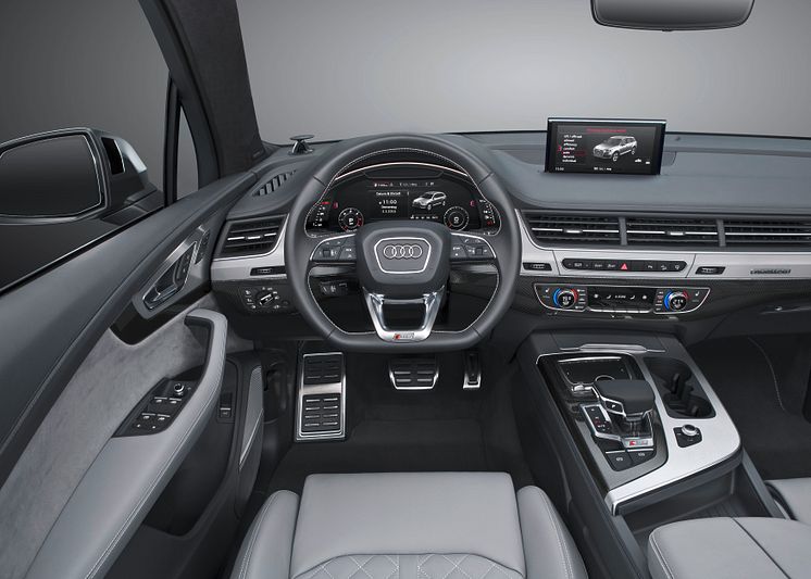 Ausi SQ7 cockpit