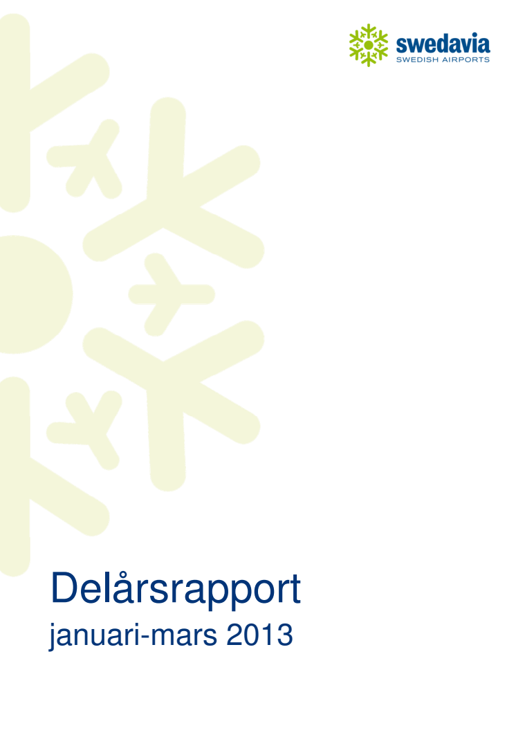 Delårsrapport januari-mars 2013