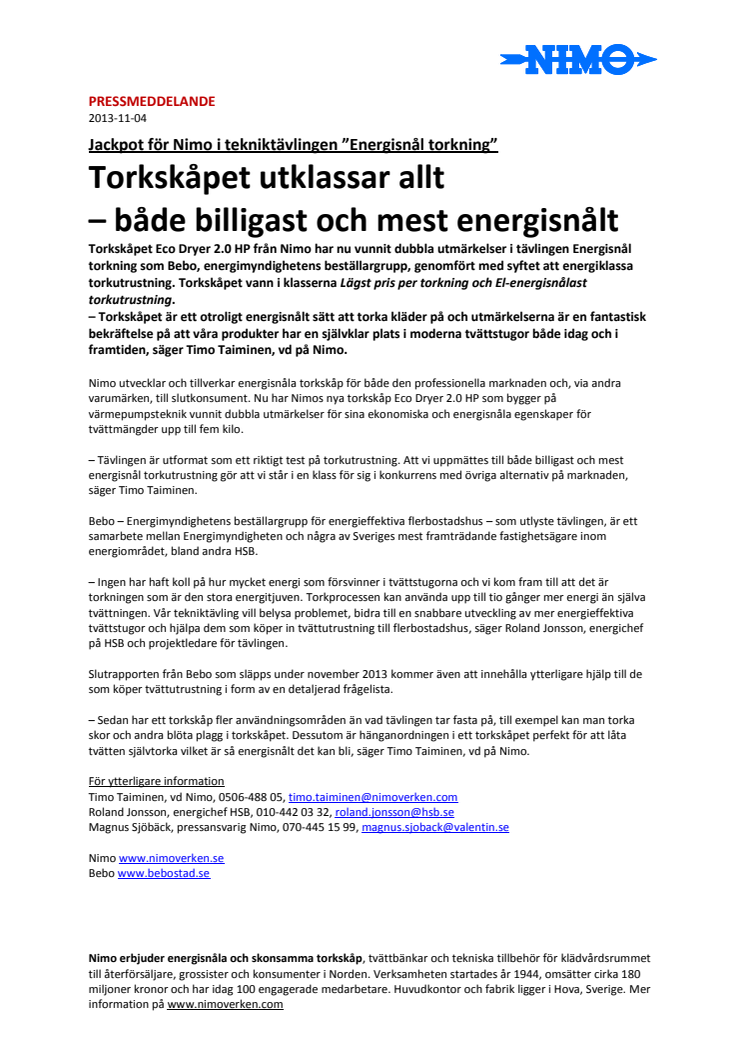 Torkskåpet utklassar allt  – både billigast och mest energisnålt 