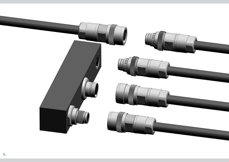 Innovativt push-pull standard M12 stik – på tværs af producent