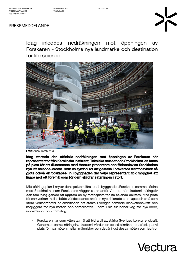 Pressmeddende_Idag inleddes nedräkningen mot öppningen av Forskaren.pdf