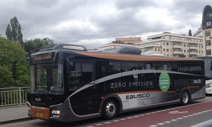 Flygbussarna testkör elbuss