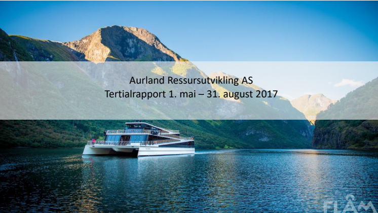 Tertialrapport 2.tertial 2017 ARU konsern 