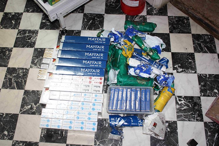 NW 14/14 Illegal tobacco and alcohol seized in Burton