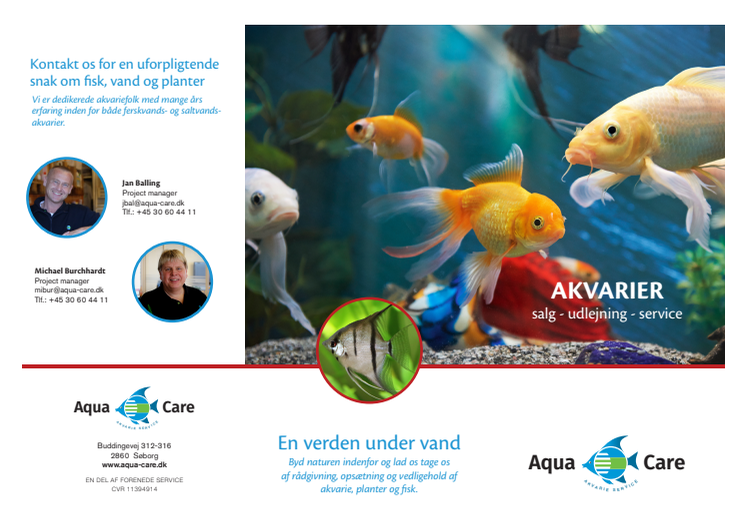 Brochure for Aqua-Care