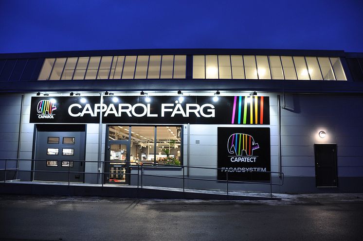 Caparol öppnar en ny butik för måleri och puts i Bulltofta, Malmö.