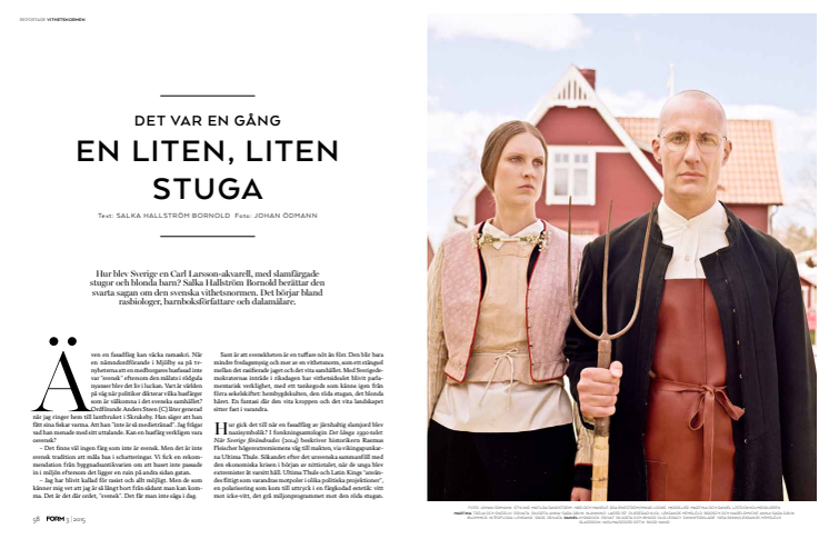 ARTICLE FORM MAGAZINE #3 2015: "Det var en gång en liten, liten stuga"