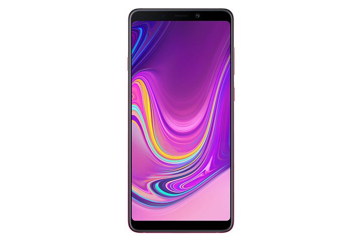 Galaxy A9_Front_Bubblegum Pink