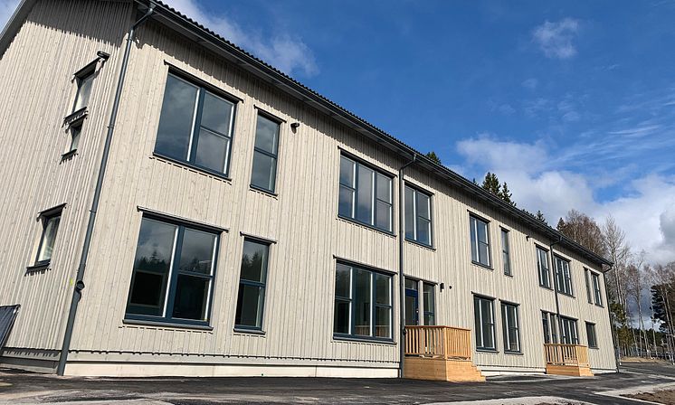 Fasaden JENSEN förskola Nedersta i Västerhaninge