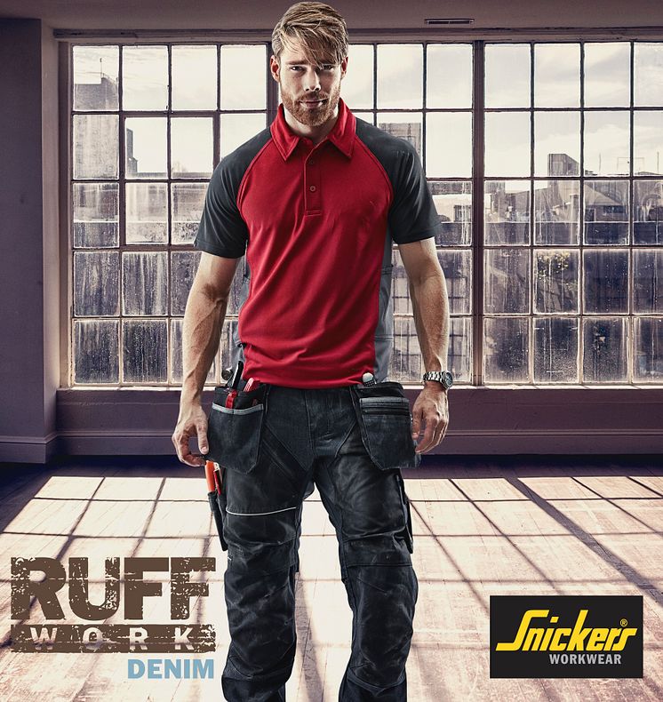 RuffWork Denim arbeidsbukse fra Snickers Workwear