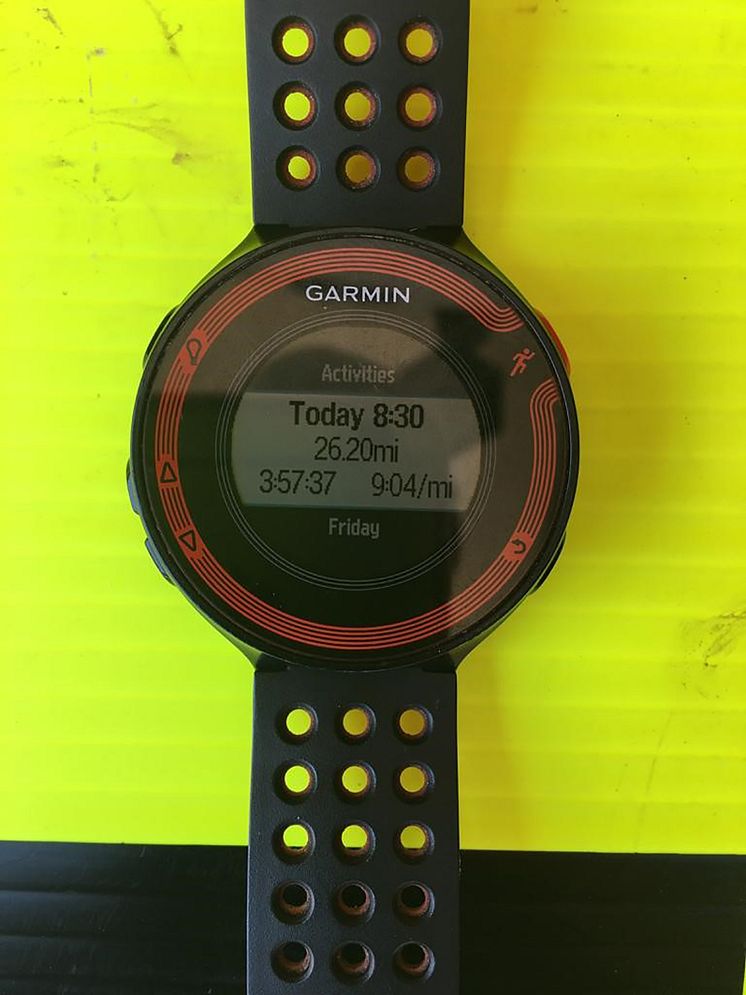 Sussex garden marathon - 26.2 miles measured