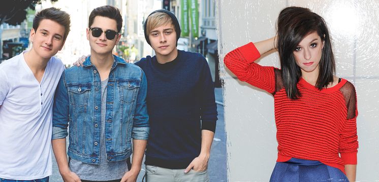 Pressebillede: Before You Exit og Christina Grimmie 