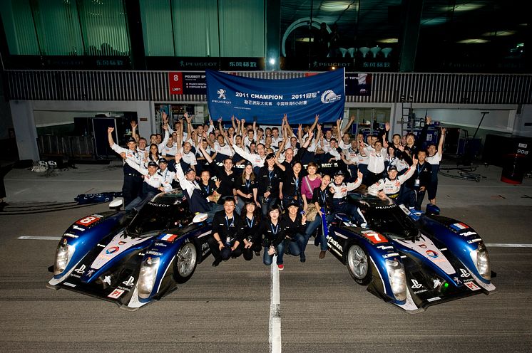 Peugeot 908 avslutar med dubbelseger i Kina och totalseger i Intercontinental Le Mans Cup