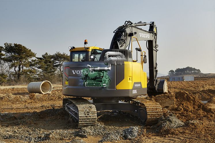 Volvo ECR145E och ECR235E - Steg IV motor