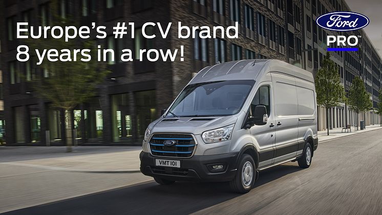 Ford E-Transit 2022 No 1 CV brand