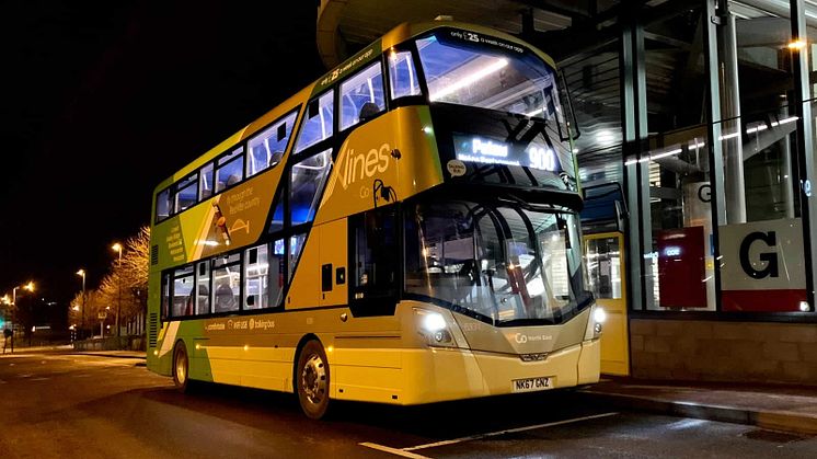 Go North East mobilises replacement bus service for the Tyne and Wear Metro with help from local operators