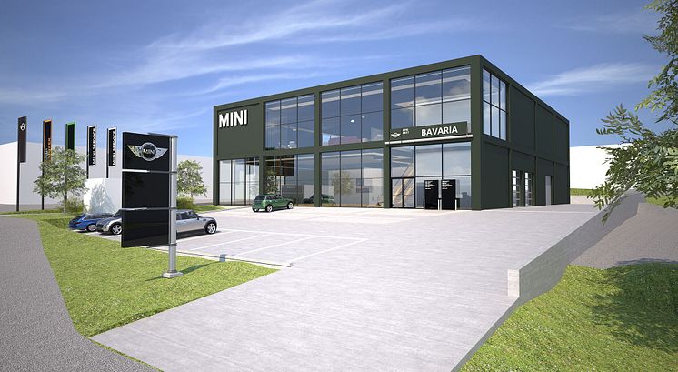 Bavaria bygger MINI Flagship Store i Danderyd 