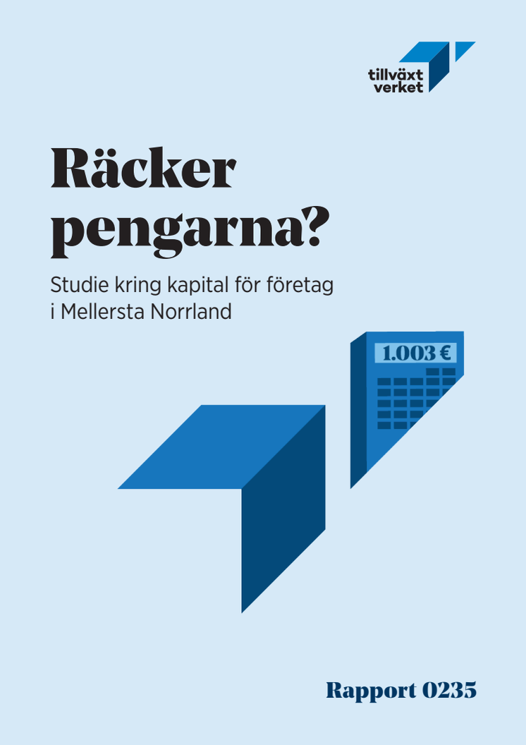 Rapport Räcker pengarna?