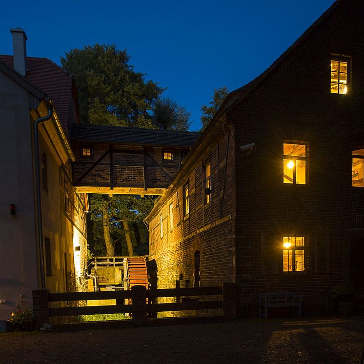 Obermühle bei Nacht