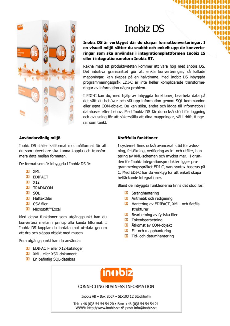 Produktinformation Inobiz DS (pdf)