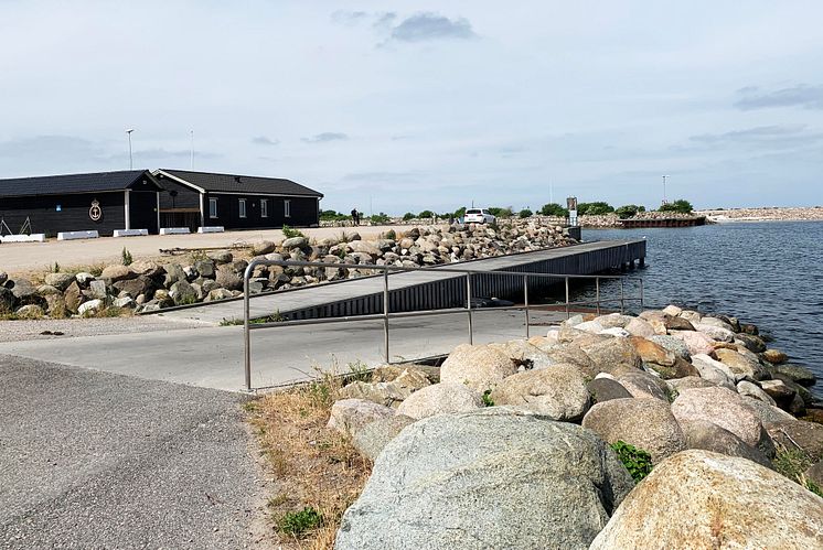 Båtrampen vid Vaktgatan på Limhamn