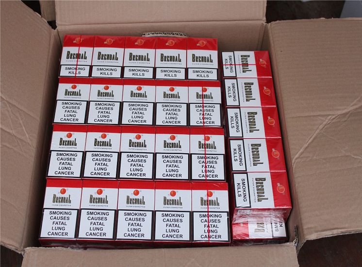 Cigarettes seized