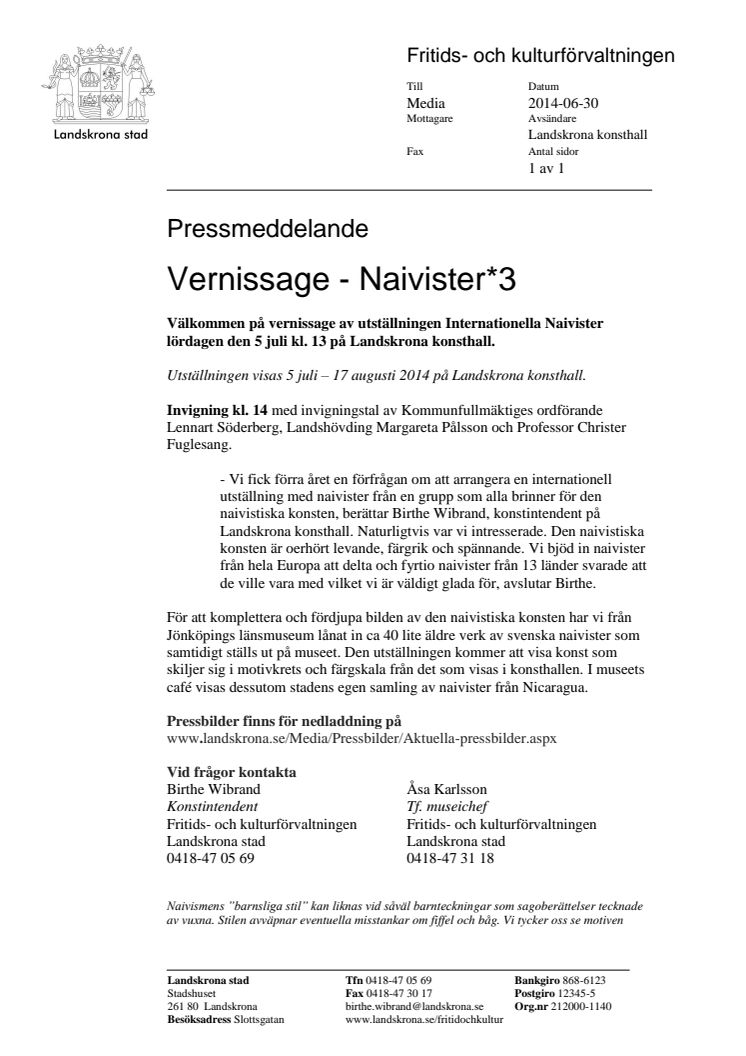 Vernissage - Naivister*3