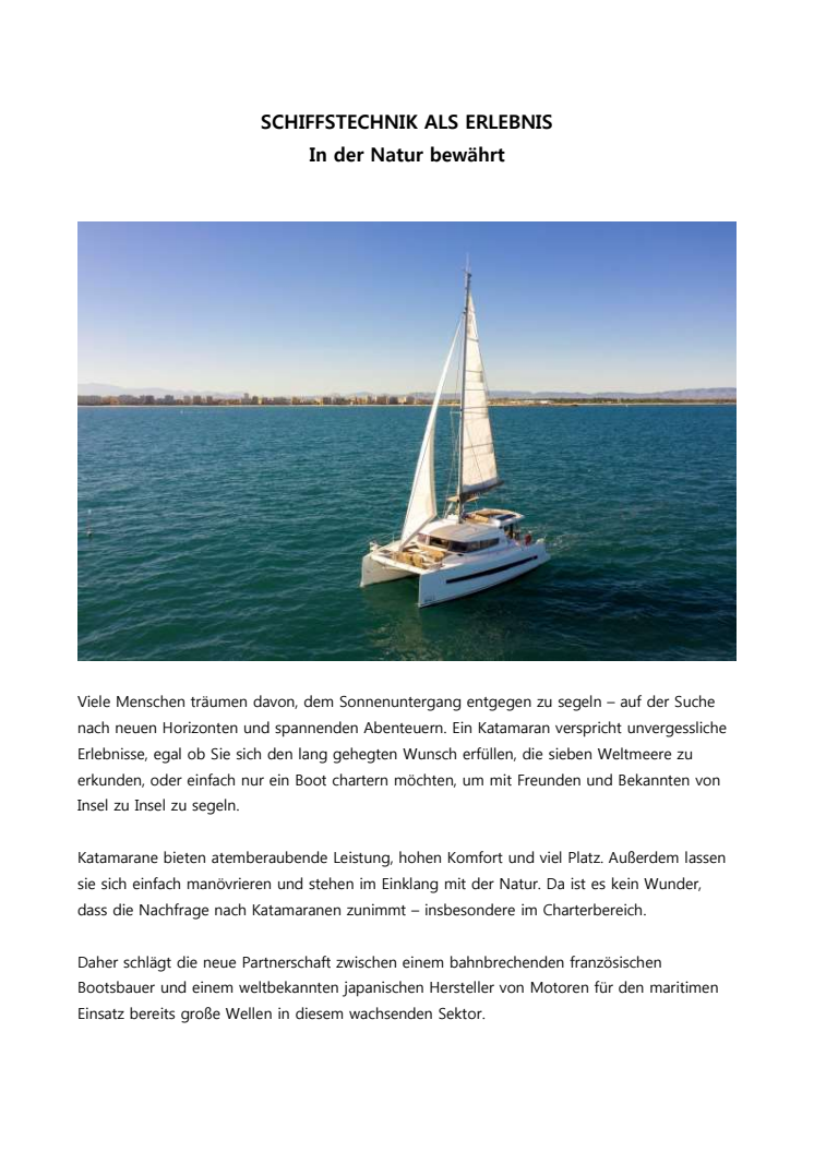 CATANA: In der Natur bewährt