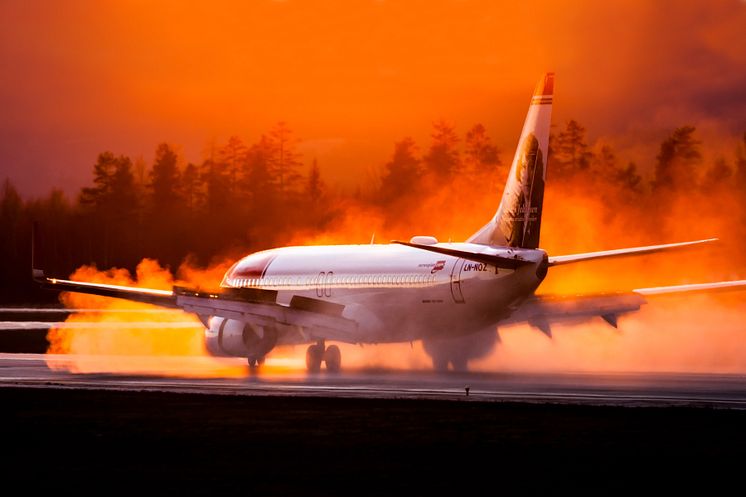 Norwegian Boeing 737-800. Foto: Jørgen Syversen