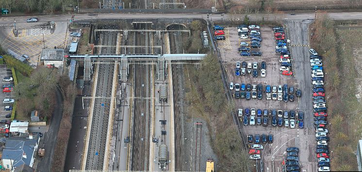 Tring station aerial Feb 2019