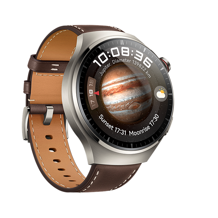 WATCH 4 Pro_Product Image_Dark brown_ front left_PNG_RGB