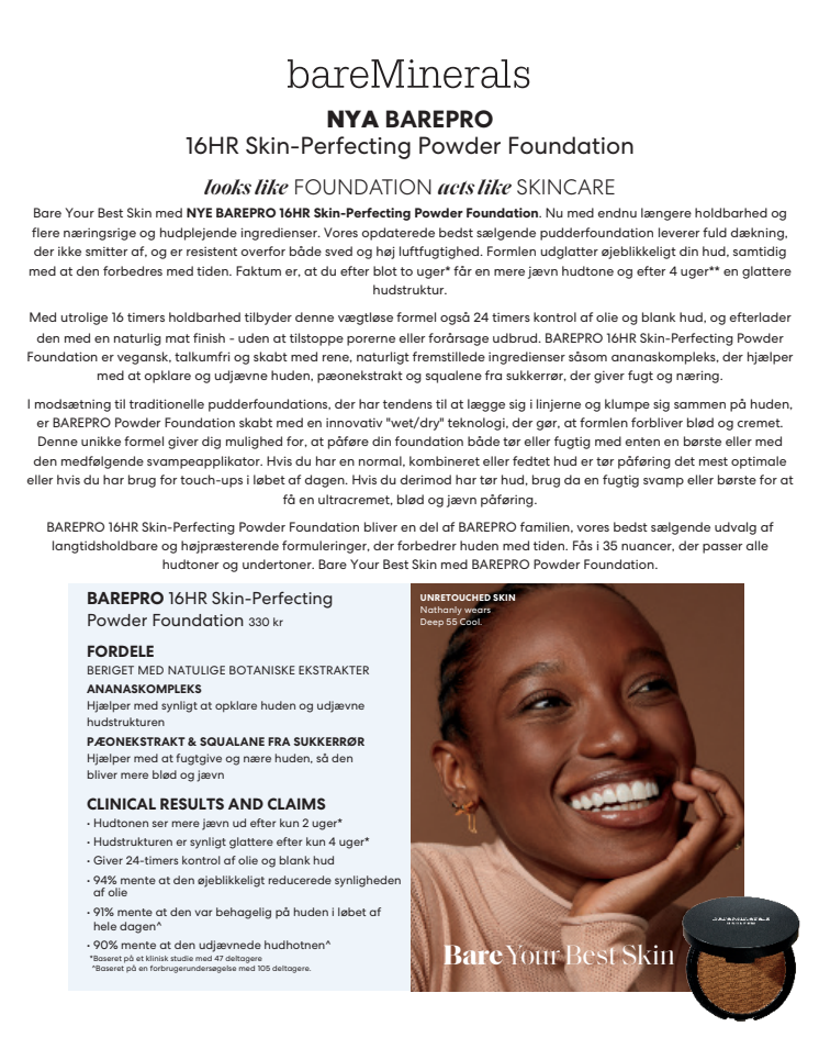 bM BAREPRO16HR Skin-Perfecting Powder Foundation Press Release DK.pdf