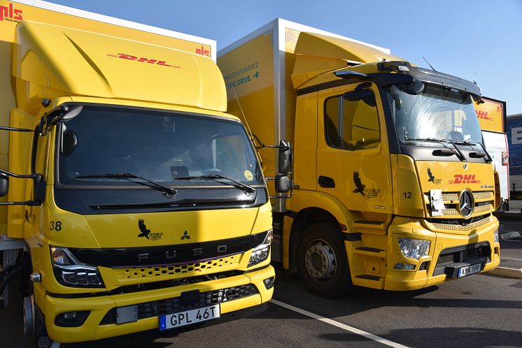 FUSO eCanter och Mercedes-Benz eActros 300
