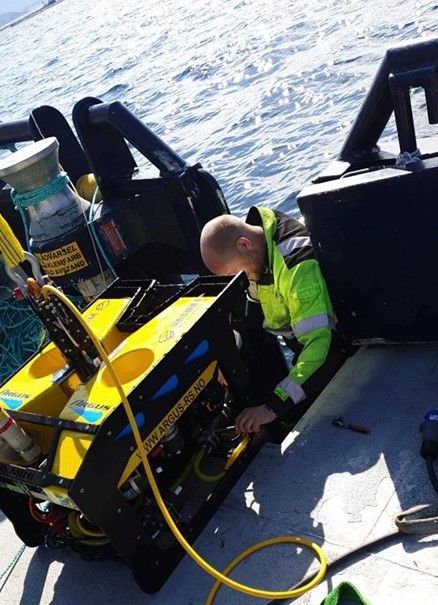 Morten Thorstensen (APN) med ROV 