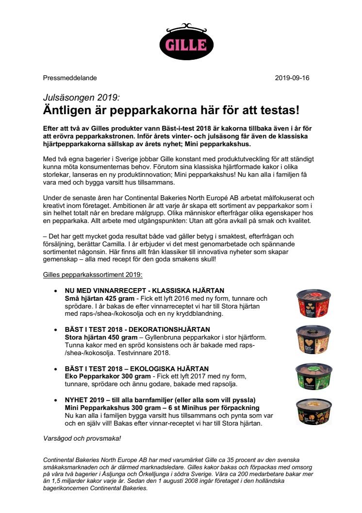 Äntligen är pepparkakorna här för att testas!