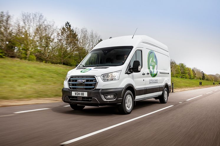 Ford E-Transit kunde testprosjekt 2021