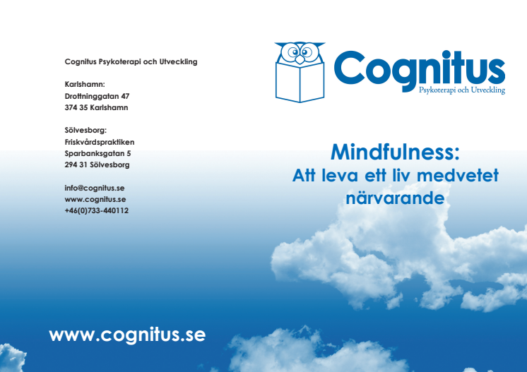 Mindfulnesskurs startar i Sölvesborg
